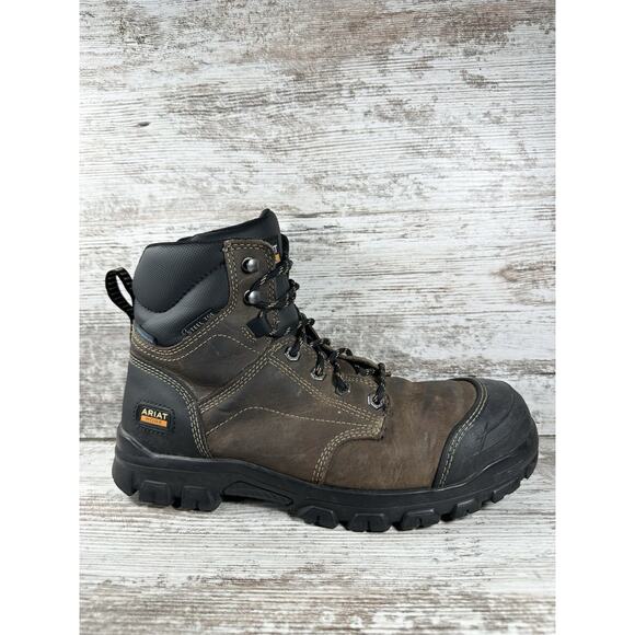 Mens Ariat Treadfast Brown Leather 6\ display picture 1